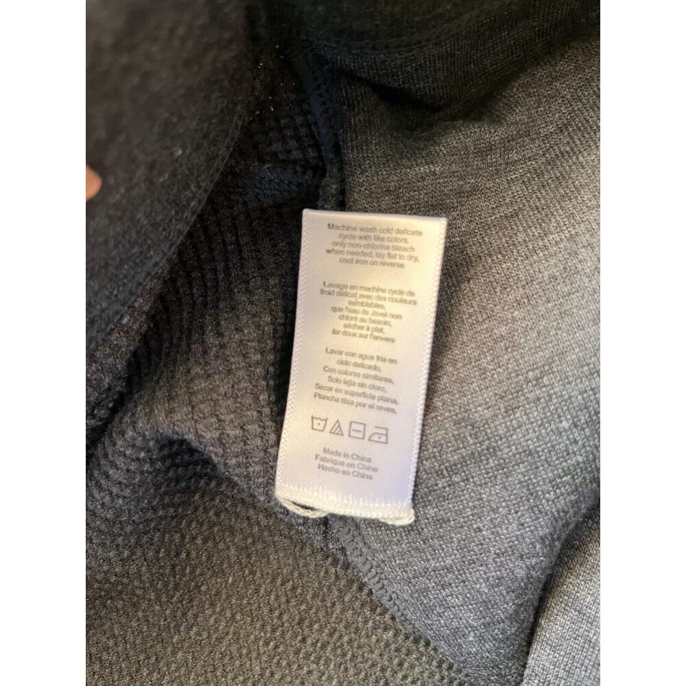 NWOT LUNYA Restore Thermal Waffle Knit high rise leggings Gray Size M - Picture 6 of 8